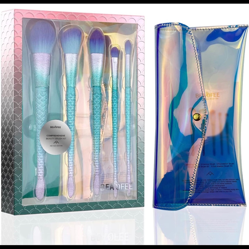 Makeup Brush Set - 5 Pieces